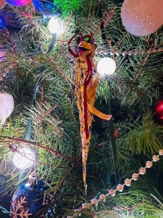 Unique Arts Other - Oversized Gold Glass Cone Teardrop Christmas Ornament Collectible 8 Inch